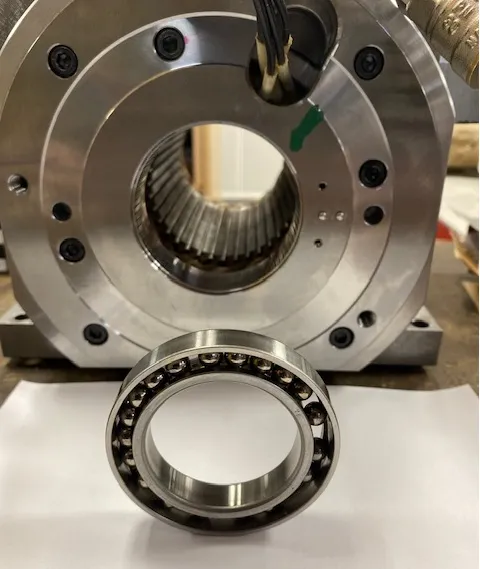 Roulement d'électrobroche démonté