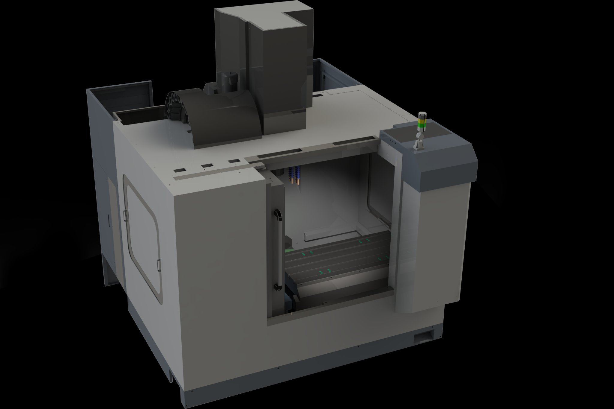 Centre d'usinage 3 axes avec électromandrin BHF5-EMSR-PNE