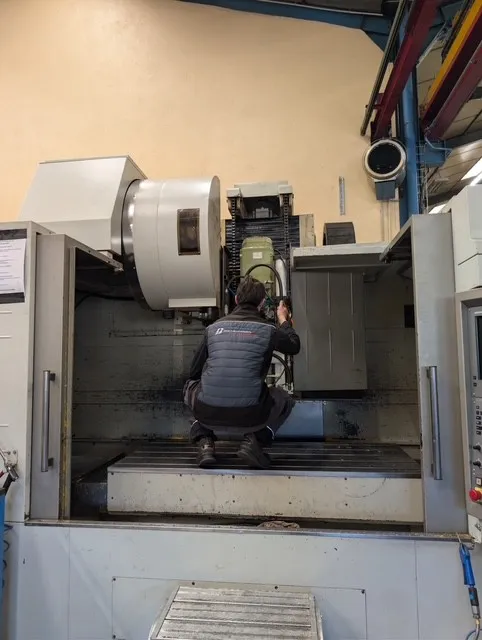 Intervention Brochexpress sur électrobroche DMG Mori — atelier client (avec autorisation)