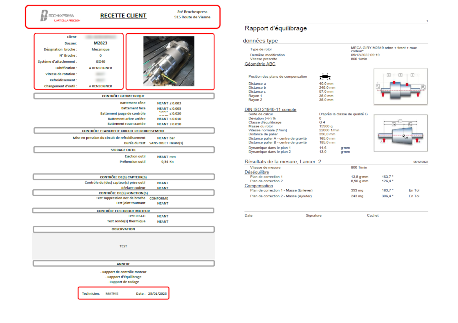 fiche maintenance electrobroche